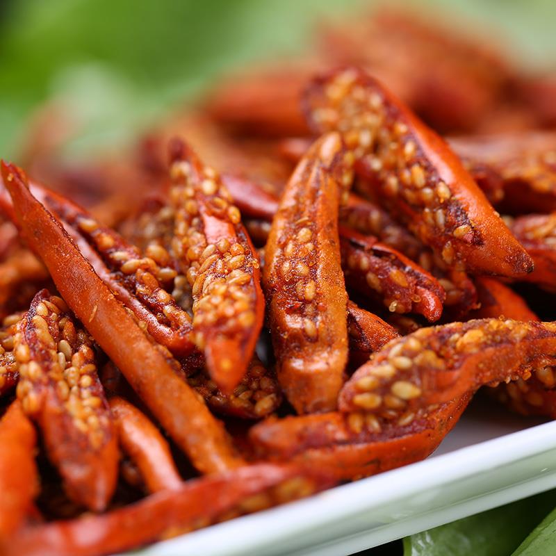 57成交2件羊肉粉辣椒丝贵州特产香酥辣椒脆希流哥香辣脆香脆椒香辣