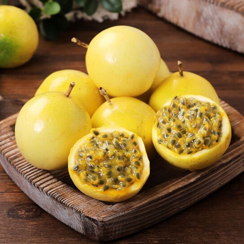 黄金百香果广西钦蜜9号当季水果鸡蛋果番西莲5斤一件代发甜酸多汁