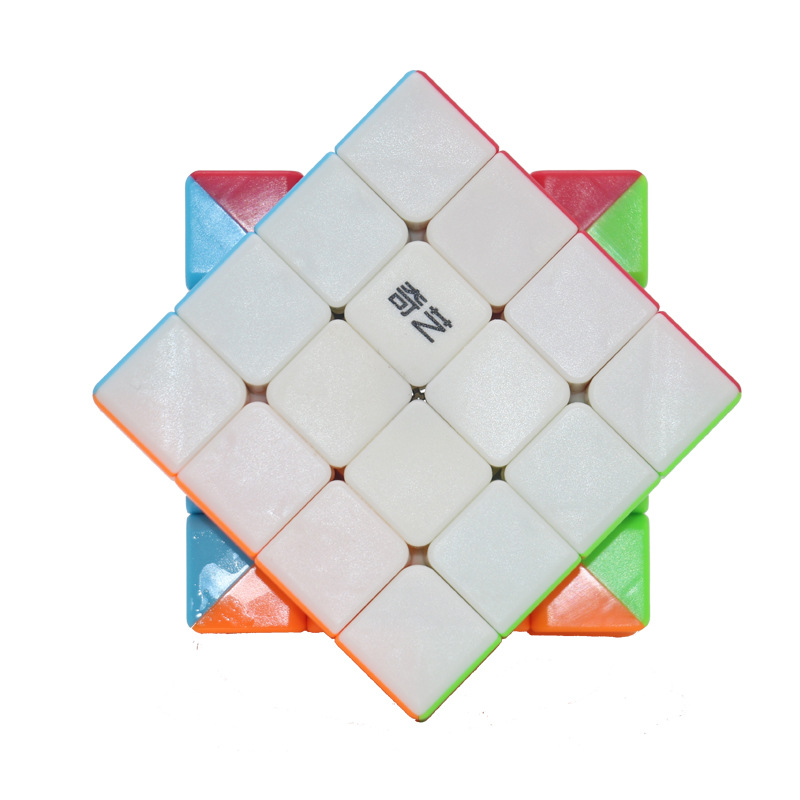 奇艺魔方格启源s四阶磨砂炫亮六色成人学生脑力奇艺魔方玩具批发