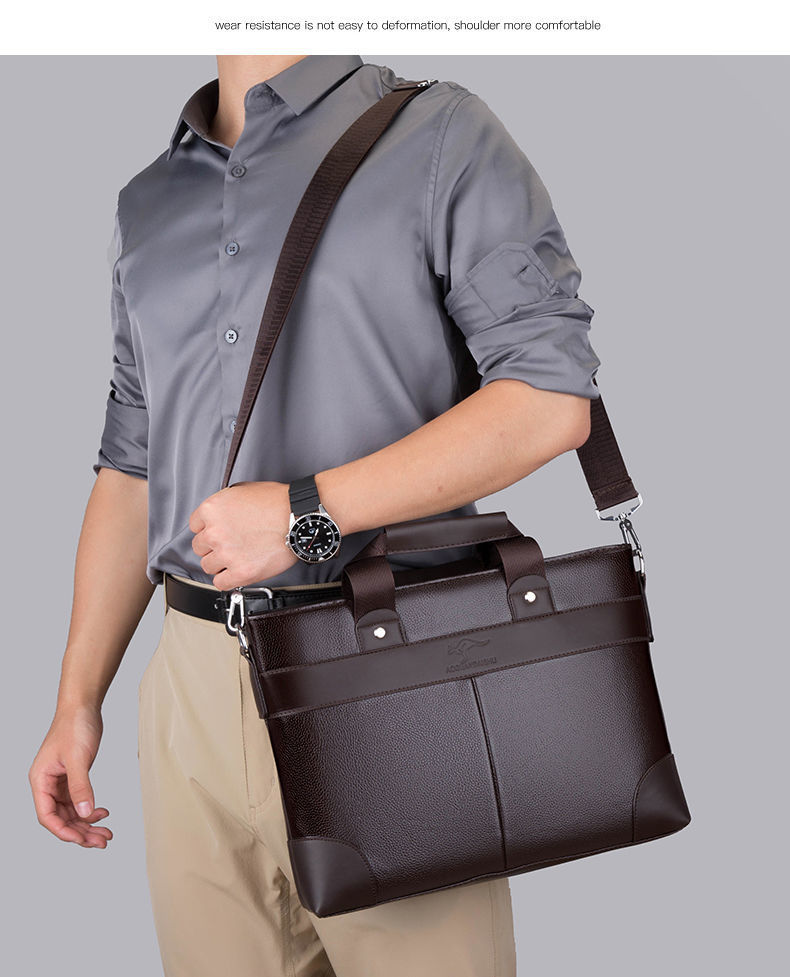 男士包包小精品休闲包单肩斜跨包主流潮外出公务包电脑包