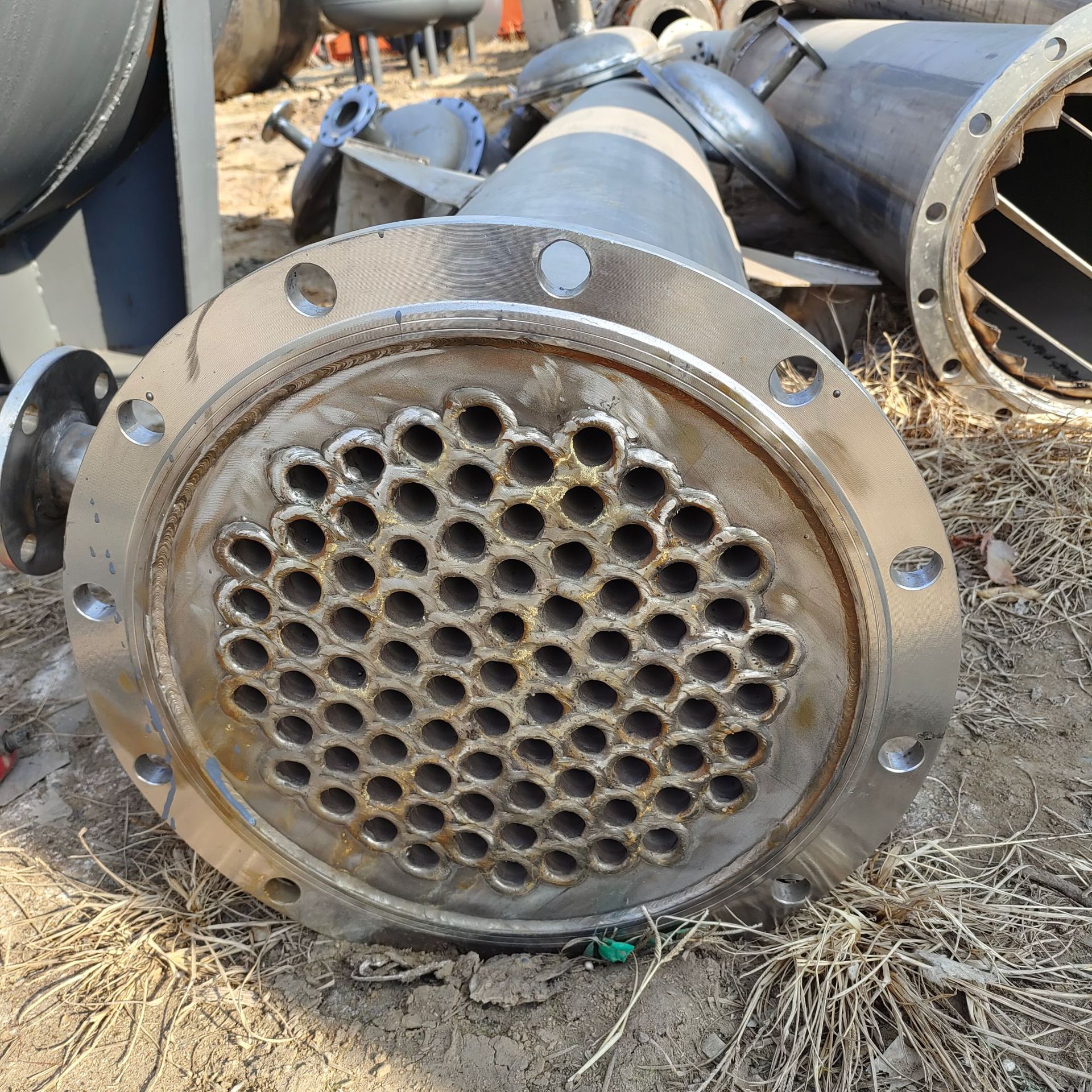 不锈钢卧式冷凝器 列管式冷凝器换热器 不锈钢壳管式换热器