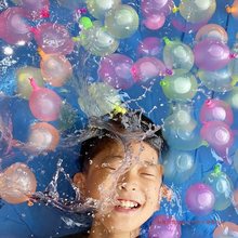 夏天水气球快速注水气球儿童注水器水球小汽球玩具户外打水仗
