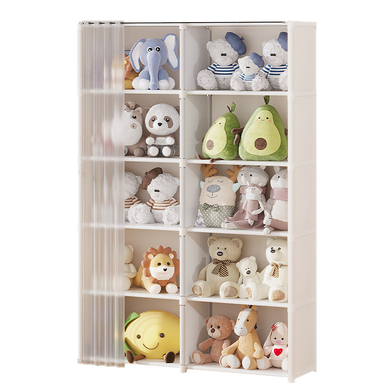 Doll Storage Bucket Blind Box Display Stand Hand-Made Display Cabinet Plush Toy Home Storage Multi-Layer Dustproof Storage Box