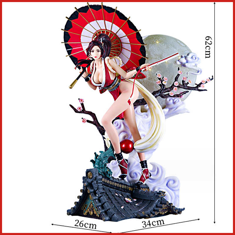 拳xiv gk 樱花不知火舞 街霸 美少女62cm 场景雕像 动漫手办批发