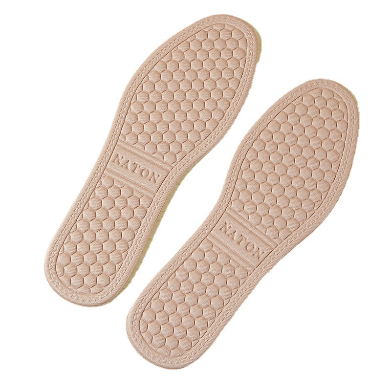 Insole Women's Nano Deodorant Thin Insole Men's Sweat Absorbing and Deodorant Anti-Beriberi Men's Breathable Deodorant Leather Shoes Insoles