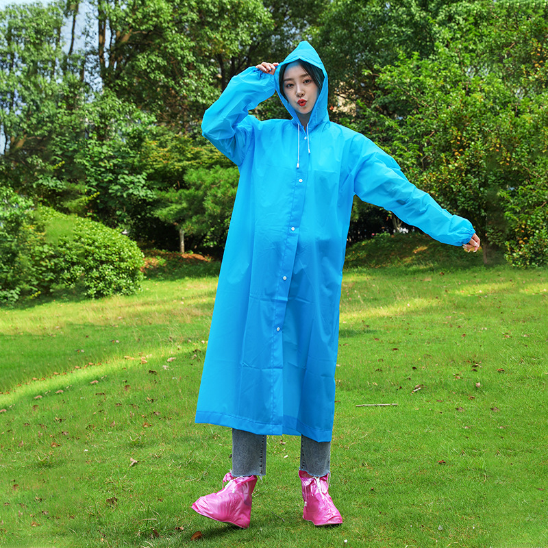 Raincoat Wholesale Eva Unisex Outdoor Raincoat Children Travel Portable Long Raincoat Thickened Adult Raincoat