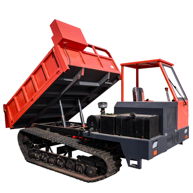 工程履带车自卸式6吨涡轮增压履带运输车全地形履带工程车厂家