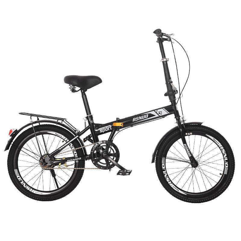 Folding Bicycle Portable 20-Inch Adult Variable Speed Student Bike Men's and Women's Ultra-Light Small Bicycle Factory Wholesale