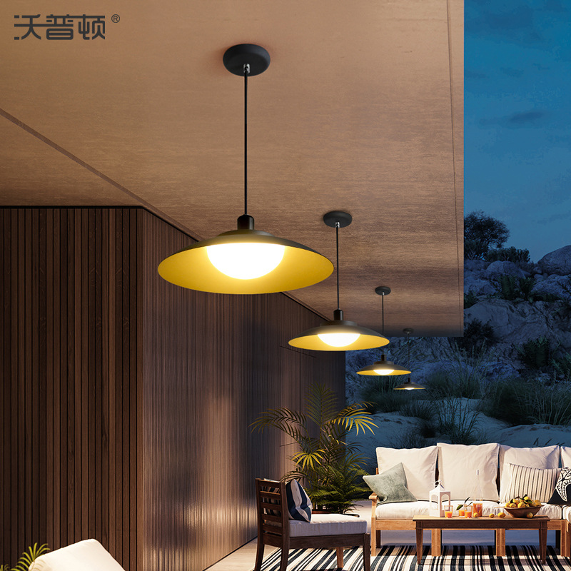 户外吊灯防水玻璃阳光房阳台入户玄关灯庭院灯亭子露台室外专用