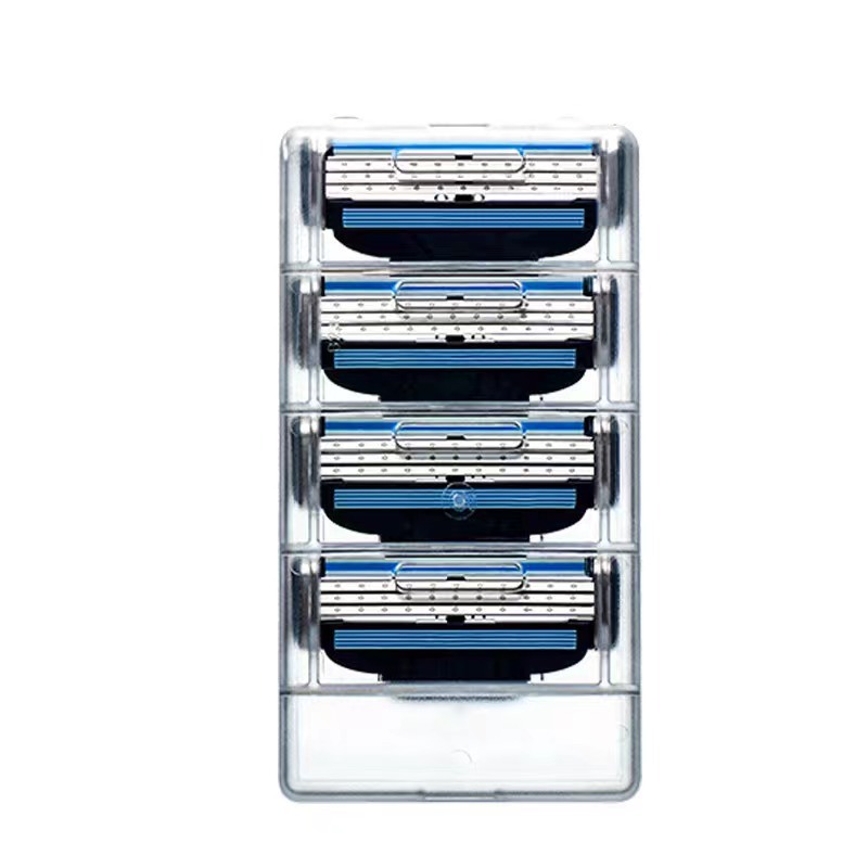 通用吉利风速剃须刀刀头手动刮胡刀手动三层刀片刮脸刀剃胡刀跨境