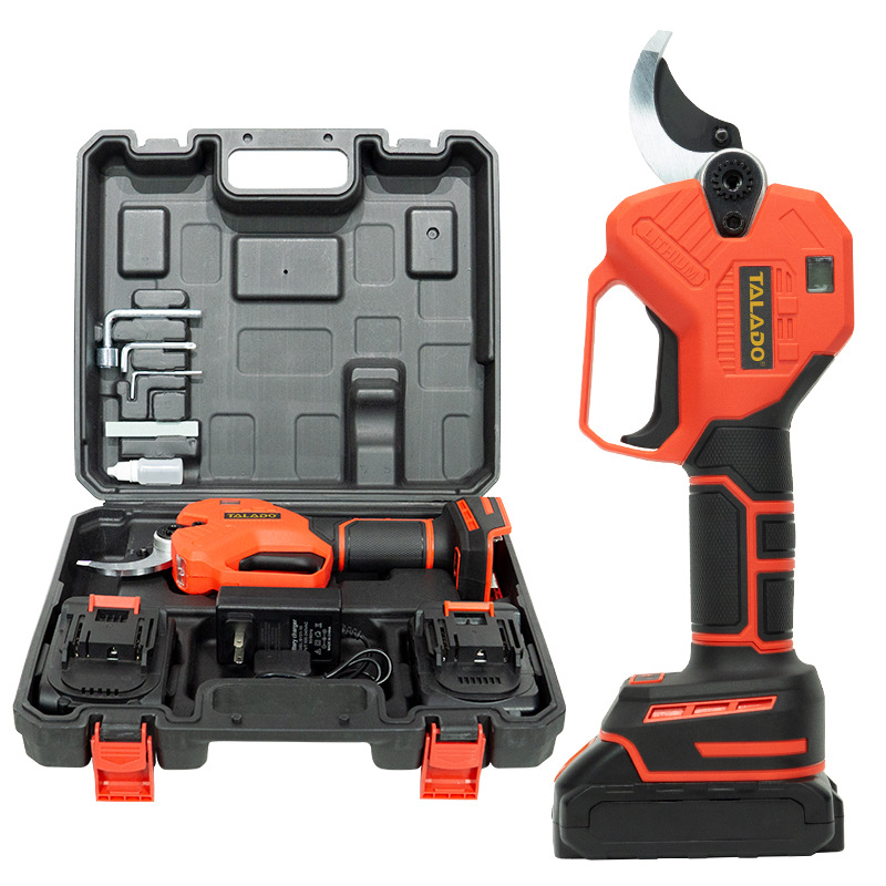 锂电修枝剪手持式电动园林园艺剪充电式粗枝刀果树剪刀电剪刀批发