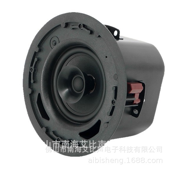 4/6/8寸薄边框低高度设计同轴吸顶音箱喇叭高保真音效家庭会议室