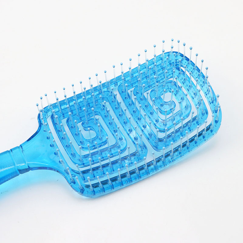 Big Curved Comb Wide Teeth Vent Comb Bristle Curved Massage Comb Fine Teeth Comb Modeling Curly Hair Plastic Hair Tidying Comb