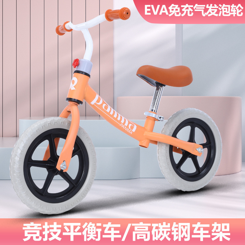 12-Inch Balance Bike (for Kids) 3-5 Years Old Competitive Pedal-Free Balance Car Scooter Baby Kids Balance Bike Factory Wholesale