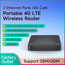 Mini 4G LTE wireless router box modem Cat4 WiFi SIM card CPE