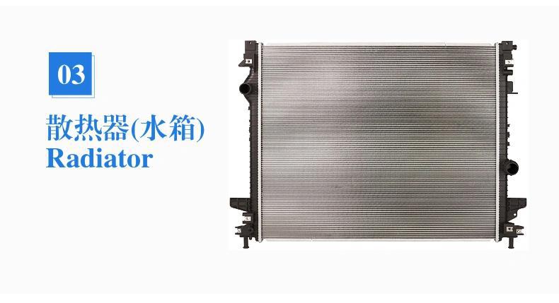 17176W Wholesale Automotive Condenser Car Air Conditioning Condenser Parallel Flow Type High-Efficiency Heat Dissipation Supports Custom Designs