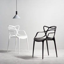 藤蔓椅北欧ins艺术靠背凳子塑料餐桌椅成人现代简约家用户外创意