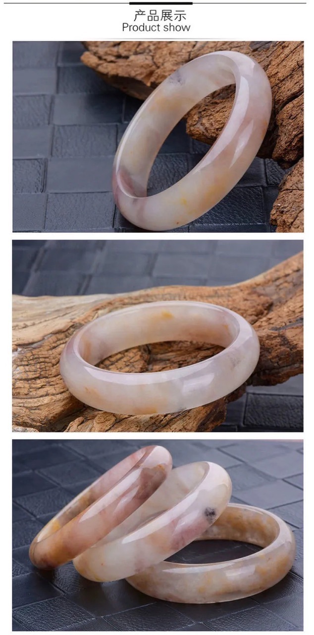 佘太翠戈壁玉镯子金丝玉手镯紫罗兰玉手镯新疆金丝玉紫罗兰手镯