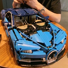 布加迪威龙积木跑车机械组系列汽车赛车模型男孩益智拼装玩具礼物