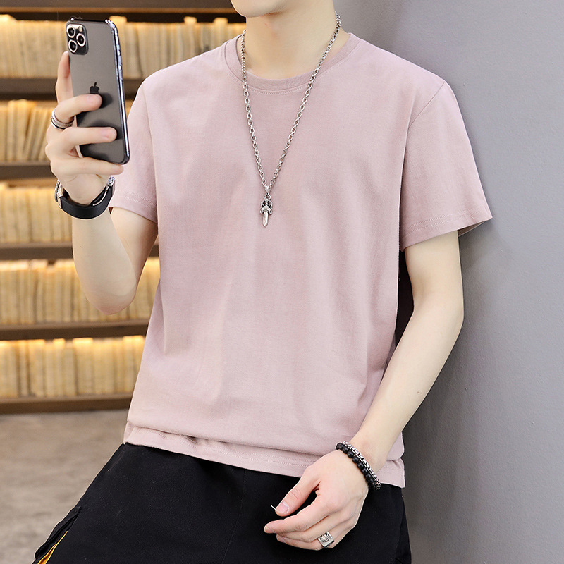 动感地带 夏季新款纯棉圆领短袖t恤男时尚ins潮 文件第九-阿里巴巴