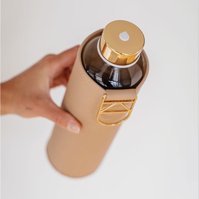 户外手提式杯套 旅行便携水壶保温杯皮套 防摔pu皮杯套