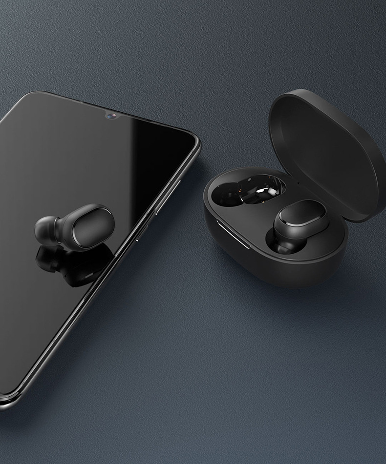 适用小米红米redmi airdots 2真无线蓝牙耳机红米耳机运动入耳式