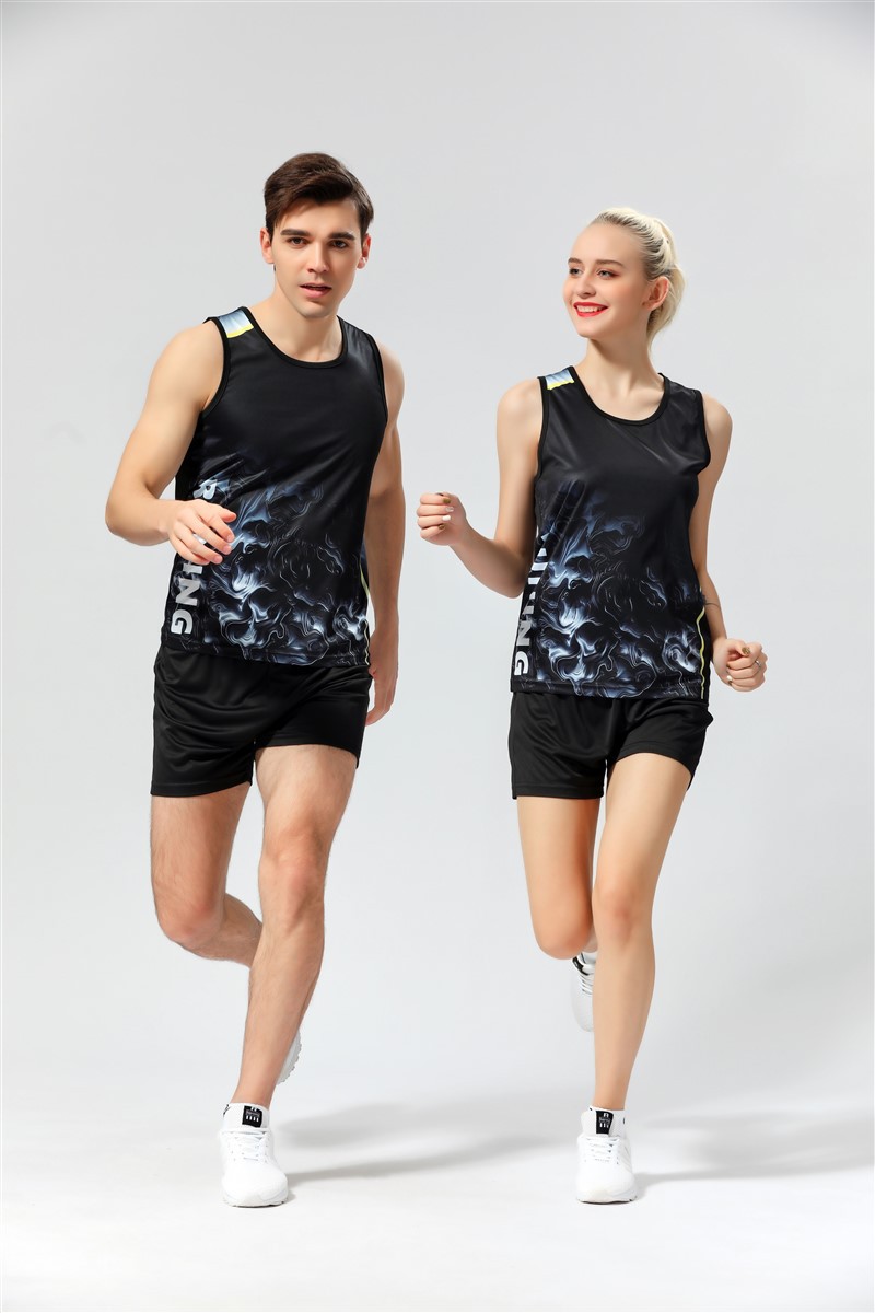 田径训练服男定制长跑比赛服装体考运动背心短跑马拉松跑步套装女