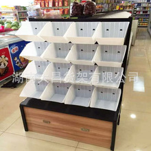 货架 超市货架散装休闲零食货架 批量销售便利店超市零食展示架