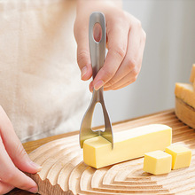 黄油切割刀 不锈钢芝士奶酪四角切片器刮刀 牛油涂抹刀切刀烘焙