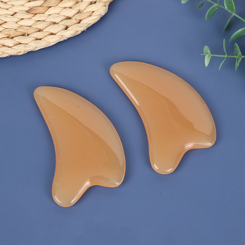 仿羊角刮痧板拨筋棒面部美容板面部脸部全身经络刮痧点穴按摩棒