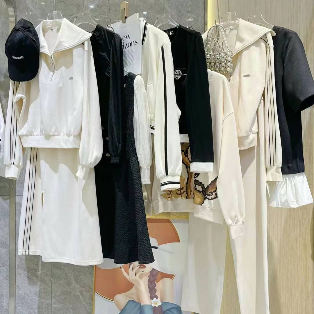 艾诺丝雅诗春秋女装批货断码清货一二线品牌折扣女装库存尾货批发