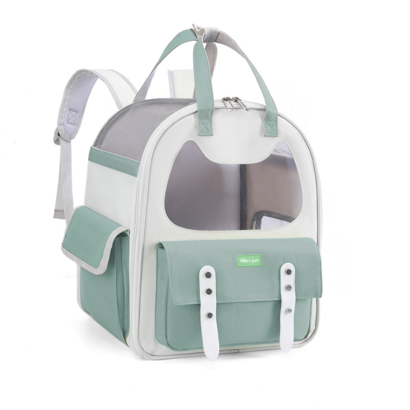 New Cat Bag Outing Pet Bag Portable Backpack Portable Breathable Pet Bag Four Seasons Universal Cat Backpack Wholesale