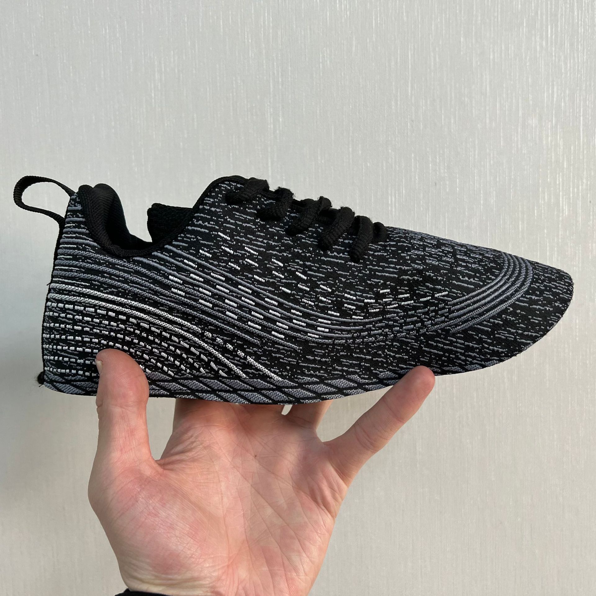 vamp鞋面梭织提花网布鞋帮面透气运动款春秋鞋面材料shoes upper