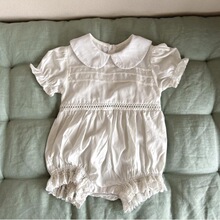 档口品牌丸纸2024夏季婴幼童女童A类淑女连体衣哈衣WZ82136