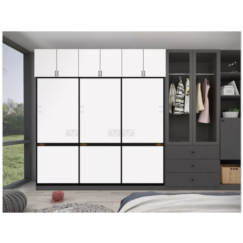 厂家销售现代简约风格衣柜门  推拉滑动衣柜门批发支持定制平移门