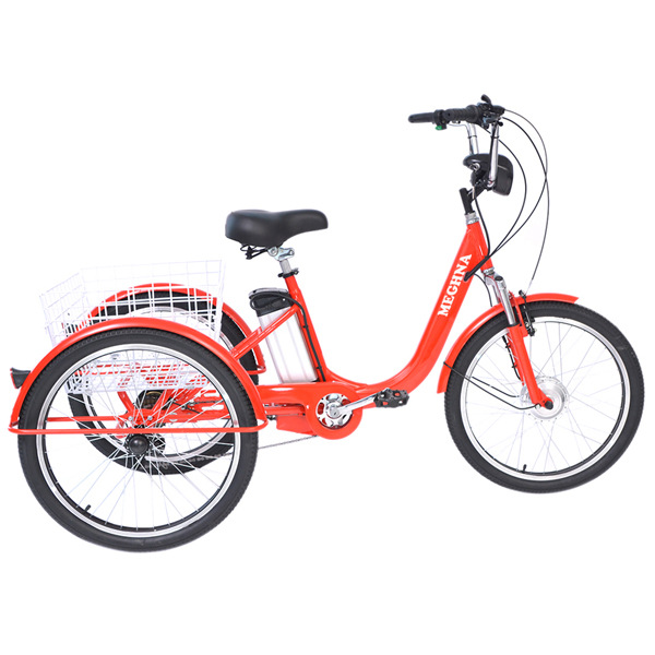 源头工厂20寸折叠三轮车7速变速脚踏三轮车 跨境批发