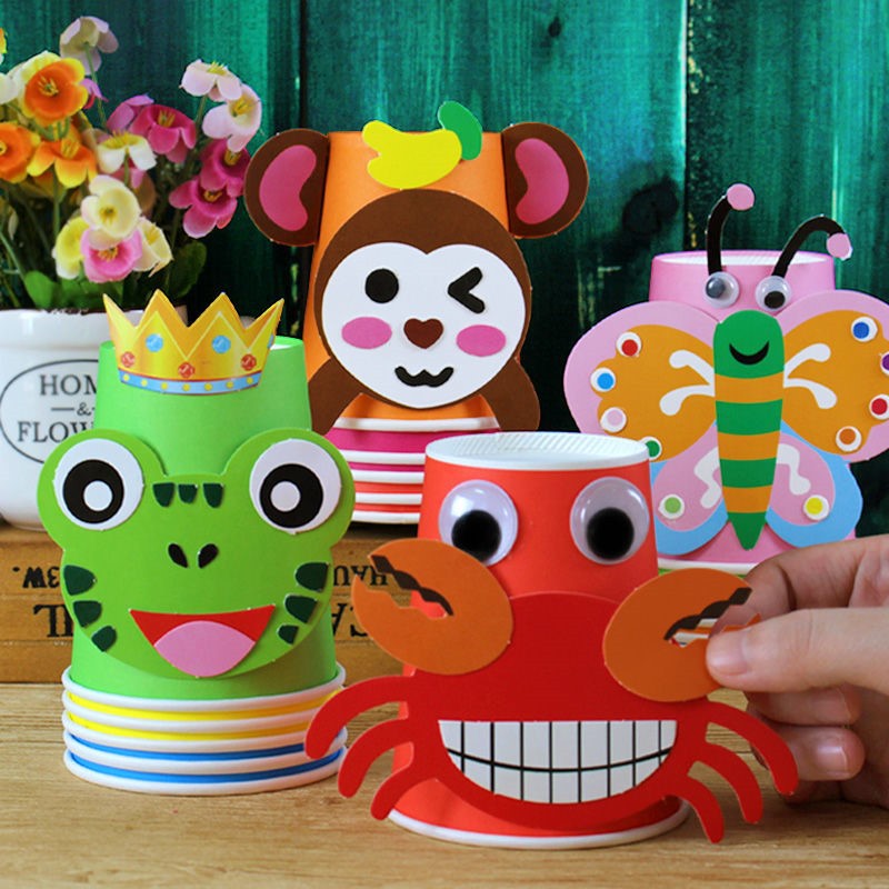 小熊美术材料包儿童创意手工diy幼儿制作亲子益智中大班手工课