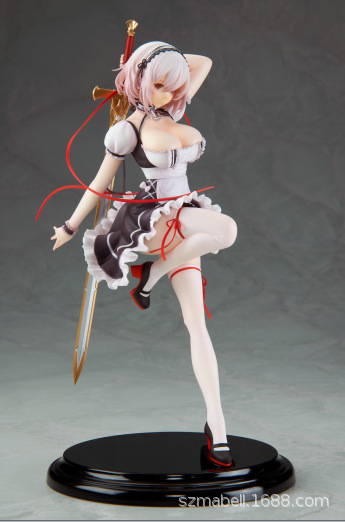 碧蓝航线 天狼星 轻装版 拿剑 胸部可爆甲 模型摆件手办批发-阿里巴巴