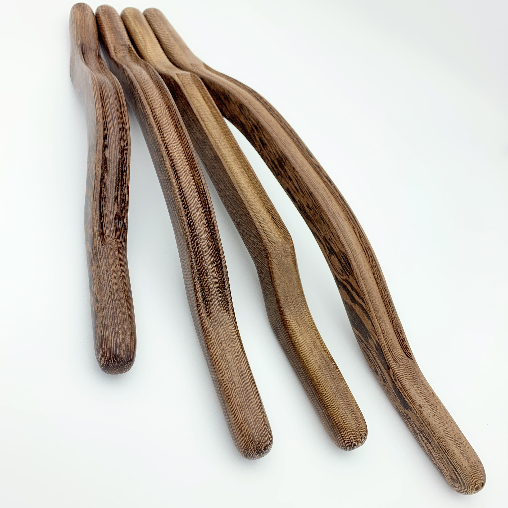 实木擀筋棒 鸡翅木擀筋棒刮痧棒 美容院按摩棒经络疏通棒四件套