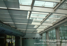 成都钢结构玻璃雨棚搭建 车库过道雨棚 阳光房钢结构采光工程施工