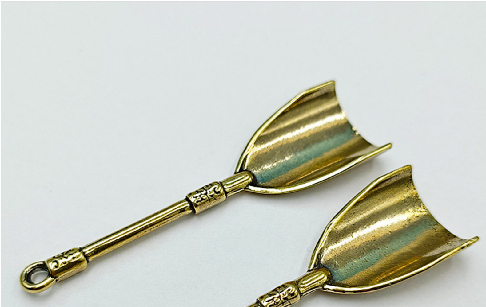 黄铜洛阳铲钥匙扣挂件盗墓笔记周边张起灵洛阳铲工具玩具模型礼品