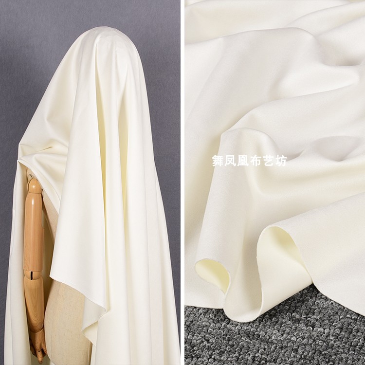 加厚本白色麂皮绒空气层仿鹿皮鸡皮绒翻毛面料服装家具沙发布料
