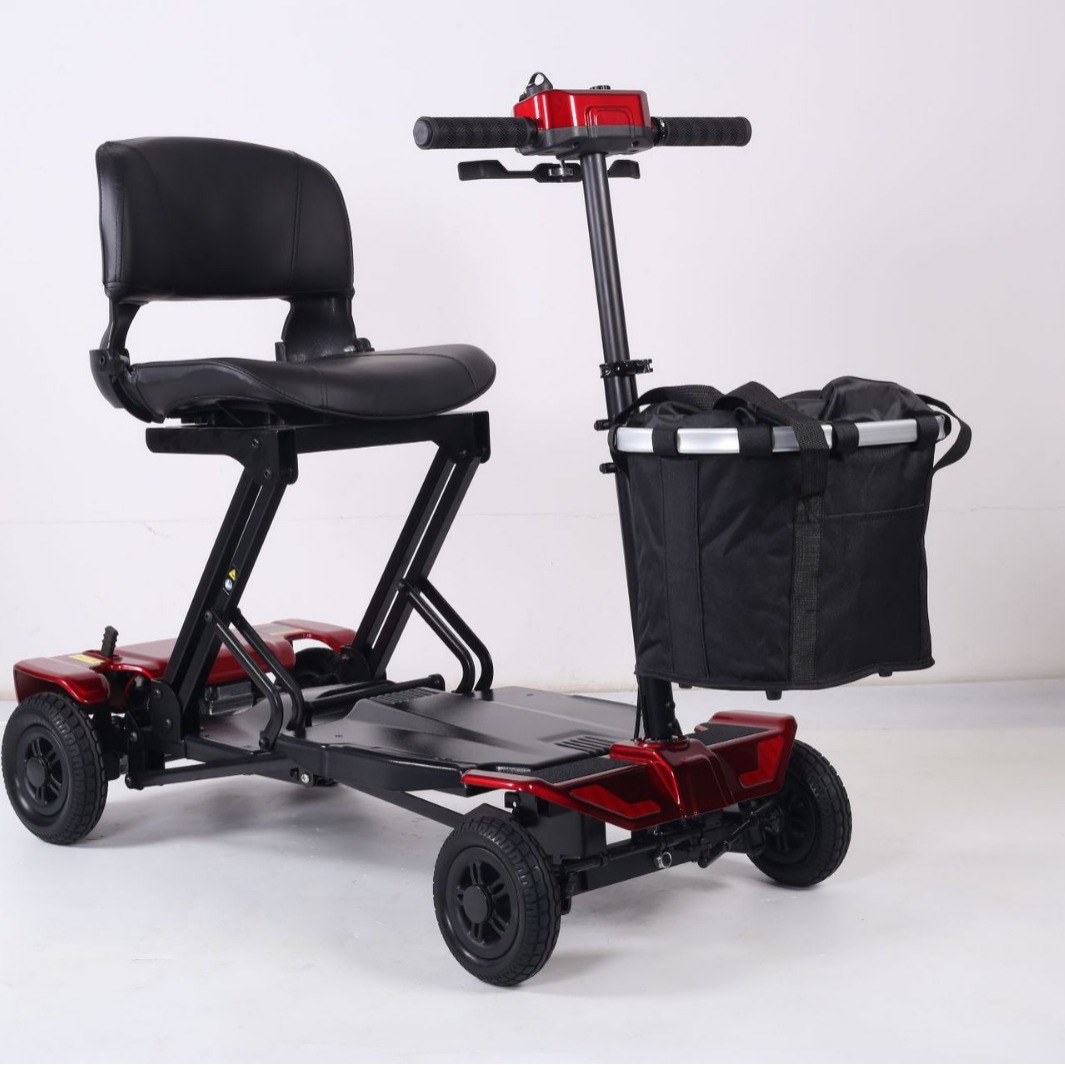 自动折叠老年电动代步车轻便可拆卸残疾人老人四轮电动车可上飞机