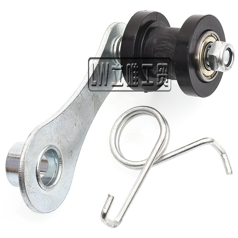 越野摩托车改装小高赛链条导链轮链条张紧轮链轮胀紧轮滑动轮