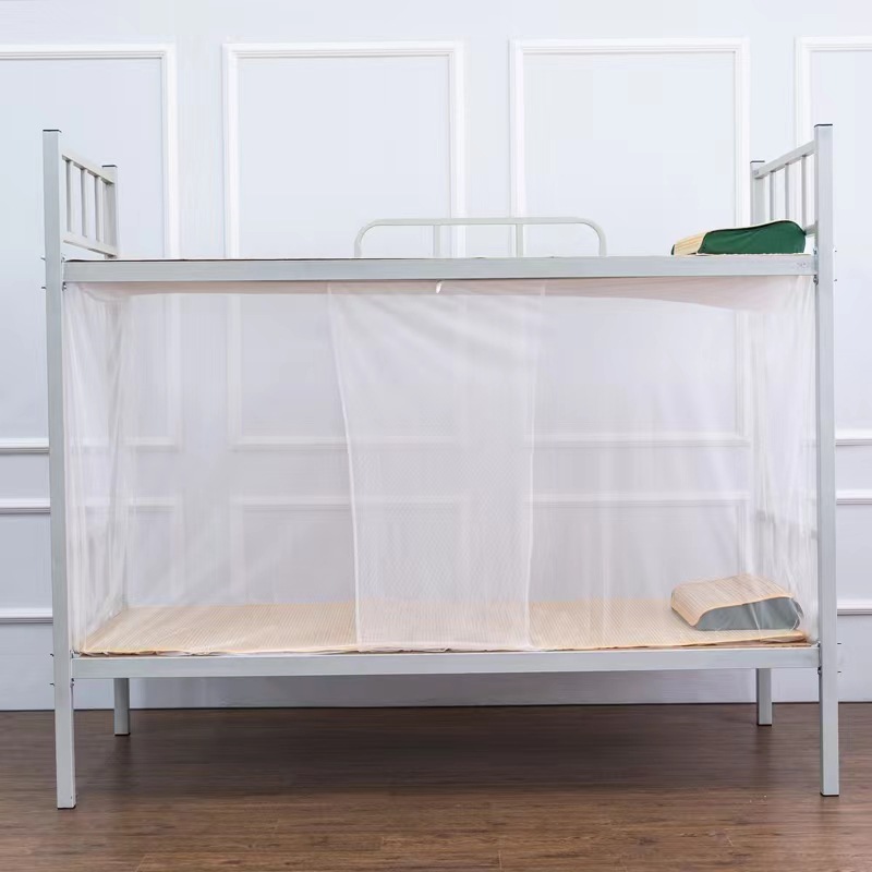 87式中蚊帐 单人防尘顶蚊帐 学生宿舍寝室白色蚊帐-阿里巴巴