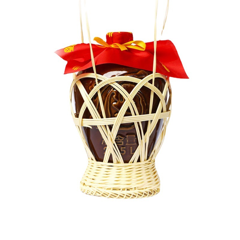 小酒坛清仓土陶瓷酒坛子批发一斤装白酒子5斤酒罐复古10斤家用