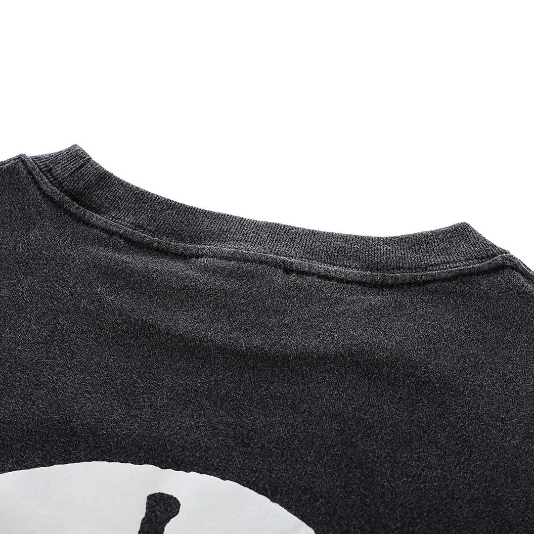 fog fear of god风格vtg白鬼短袖vintage高街自然水洗做旧t恤宽松