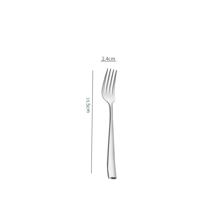 Stainless Steel Knife, Fork and Spoon Set Household Thickened Steak Knife, Fork, Spoon Creative Hotel Restaurant Western Tableware