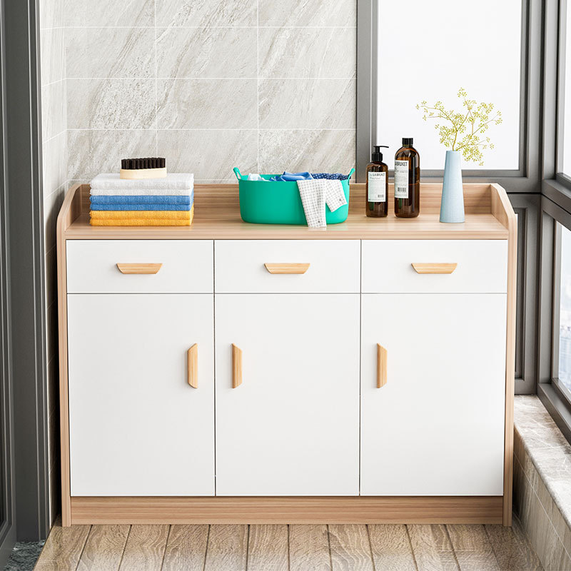 飘窗柜储物柜阳台柜收纳柜子可坐落地窗台柜矮柜卧室储物柜置物柜