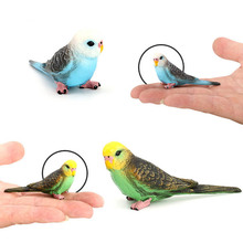 2Pcs/Pack Simulation Parrot Parakeet Miniature Landscape跨境